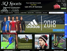 Tablet Screenshot of 3qsports.co.uk